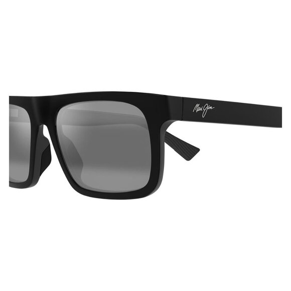 New MAUI JIM Opio Black Polarised Square 616 02 Sunglasses Women - Picture 3 of 4